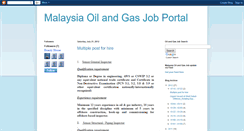 Desktop Screenshot of malaysiaoilngas.blogspot.com