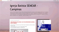 Desktop Screenshot of igrejabatistasemearcampinas.blogspot.com