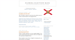 Desktop Screenshot of florida-election.blogspot.com