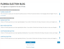 Tablet Screenshot of florida-election.blogspot.com