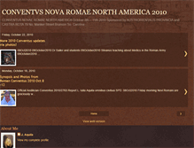 Tablet Screenshot of conventusnovaromaenorthamerica2010.blogspot.com