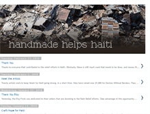 Tablet Screenshot of handmadehelpshaiti.blogspot.com