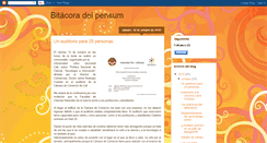 Desktop Screenshot of bitacoradelpensum.blogspot.com
