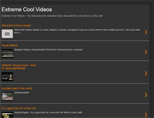 Tablet Screenshot of extremecoolvideos.blogspot.com