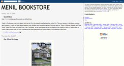Desktop Screenshot of menilbookstore.blogspot.com