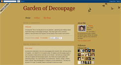 Desktop Screenshot of garden-of-decoupage.blogspot.com