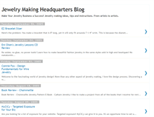 Tablet Screenshot of jewelrymakinghq.blogspot.com