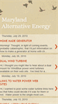 Mobile Screenshot of marylandalternativeenergy.blogspot.com