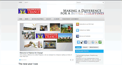 Desktop Screenshot of filipinosforchange.blogspot.com