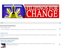 Tablet Screenshot of filipinosforchange.blogspot.com