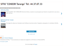 Tablet Screenshot of condortarango.blogspot.com