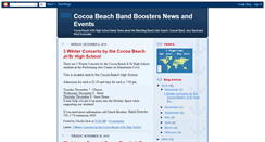 Desktop Screenshot of cocoabeachbandboosters.blogspot.com