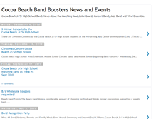 Tablet Screenshot of cocoabeachbandboosters.blogspot.com