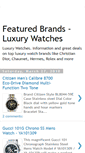 Mobile Screenshot of oneluxurywatches.blogspot.com