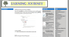 Desktop Screenshot of earningjourney.blogspot.com