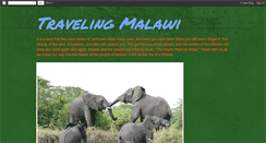 Desktop Screenshot of malawi-travel.blogspot.com