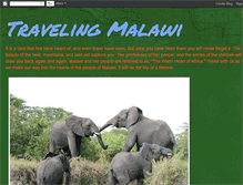 Tablet Screenshot of malawi-travel.blogspot.com
