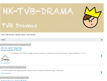 Tablet Screenshot of hk-tvb-drama.blogspot.com