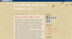 Desktop Screenshot of crossroadshaiti.blogspot.com