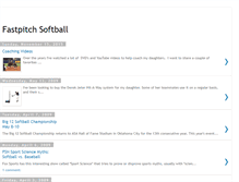 Tablet Screenshot of fastpitchfever.blogspot.com