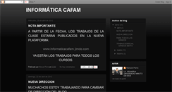 Desktop Screenshot of informaticacafam.blogspot.com