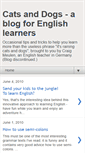 Mobile Screenshot of catsdogsenglish.blogspot.com