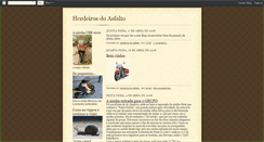 Desktop Screenshot of herdeirosdoasfalto.blogspot.com