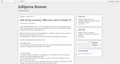 Desktop Screenshot of isstjerna.blogspot.com