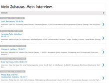 Tablet Screenshot of meinzuhausemeininterview.blogspot.com