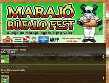 Tablet Screenshot of marajobufalofest.blogspot.com