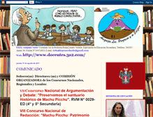 Tablet Screenshot of docentescomunicacion.blogspot.com