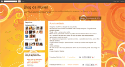 Desktop Screenshot of blogdamuriel.blogspot.com