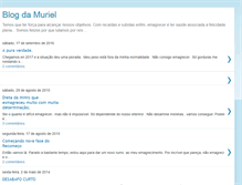 Tablet Screenshot of blogdamuriel.blogspot.com
