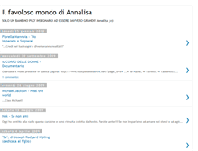 Tablet Screenshot of ilfavolosomondodiannalisa.blogspot.com