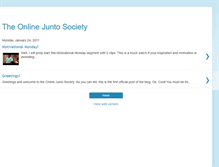 Tablet Screenshot of onlinejunto.blogspot.com