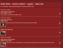 Tablet Screenshot of ilahi-indir-dinle.blogspot.com