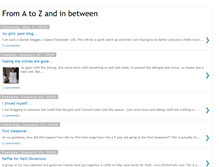 Tablet Screenshot of fromatozandinbetween.blogspot.com