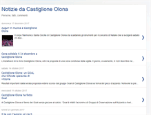 Tablet Screenshot of notiziedacastiglioneolona.blogspot.com