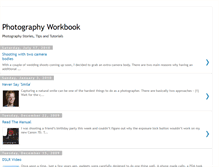 Tablet Screenshot of photographyworkbook.blogspot.com