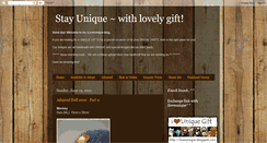 Desktop Screenshot of iloveunique.blogspot.com