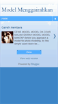 Mobile Screenshot of gairahmodel.blogspot.com