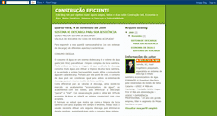 Desktop Screenshot of construcao-eficiente.blogspot.com