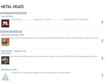 Tablet Screenshot of gore-metal666.blogspot.com