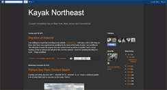 Desktop Screenshot of kayaknortheast.blogspot.com