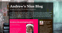 Desktop Screenshot of andrewniusblog.blogspot.com