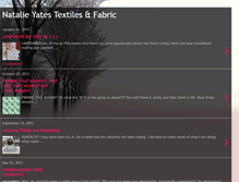 Tablet Screenshot of natalieyatestextiles.blogspot.com