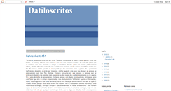 Desktop Screenshot of datiloscritos.blogspot.com