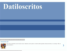 Tablet Screenshot of datiloscritos.blogspot.com