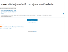 Tablet Screenshot of ajmershareef.blogspot.com