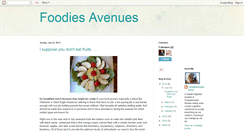 Desktop Screenshot of foodiesavenues4health.blogspot.com